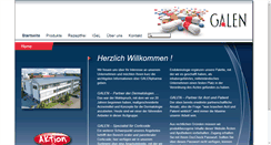 Desktop Screenshot of galenpharma.de